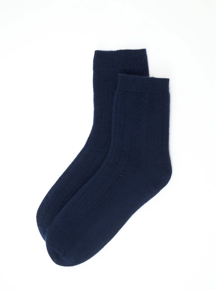 RoyaltyM Luxe 100% Cashmere Ribbed Socks